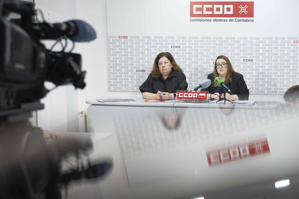 Rueda de prensa de presentación del 13 Congreso de CCOO de Cantabria