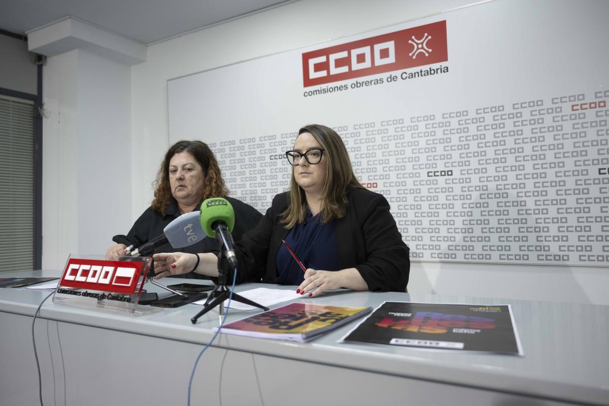 Rueda de prensa de presentación del 13 Congreso de CCOO de Cantabria